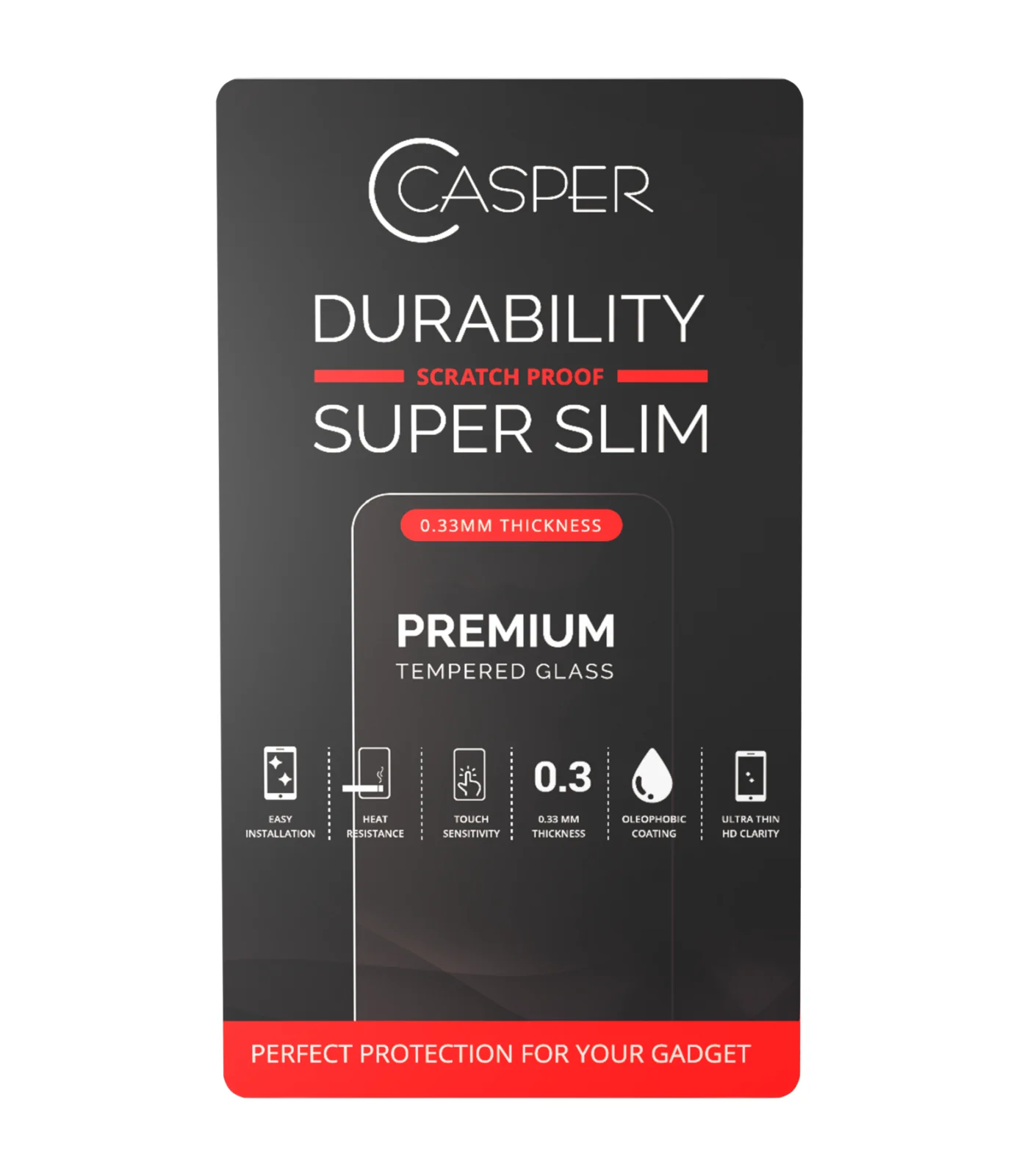 Casper UV Tempered Glass With Glue For Samsung Galaxy S8 (Case Friendly) (Retail Pack) - Image 2