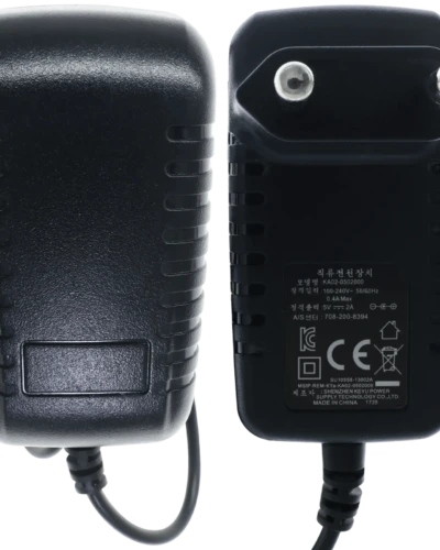 DC Power Adapter with Barrel Jack (5.5mm x 2.1mm) (100-240V) (European Version) (Bulk, Generic)