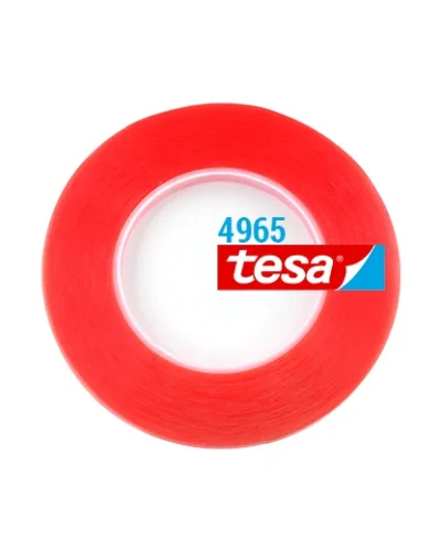 Double-Sided Polyester Red Tape (10MM X 25M) (Tesa Model # 4965)
