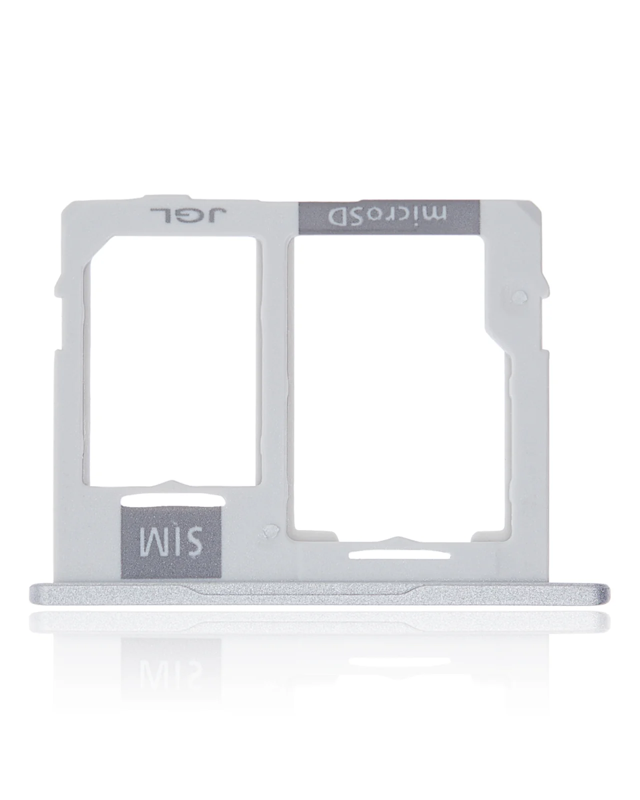 Dual Sim Card Tray For Samsung Galaxy Tab A 10.1" (T517 / T515) (2019) (Silver) - Image 2