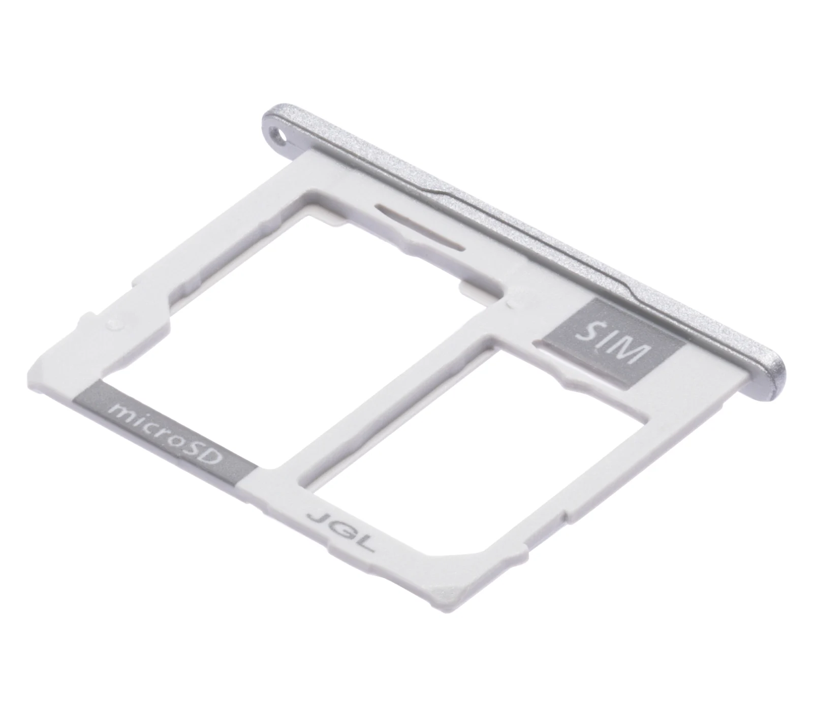 Dual Sim Card Tray For Samsung Galaxy Tab A 10.1" (T517 / T515) (2019) (Silver) - Image 4