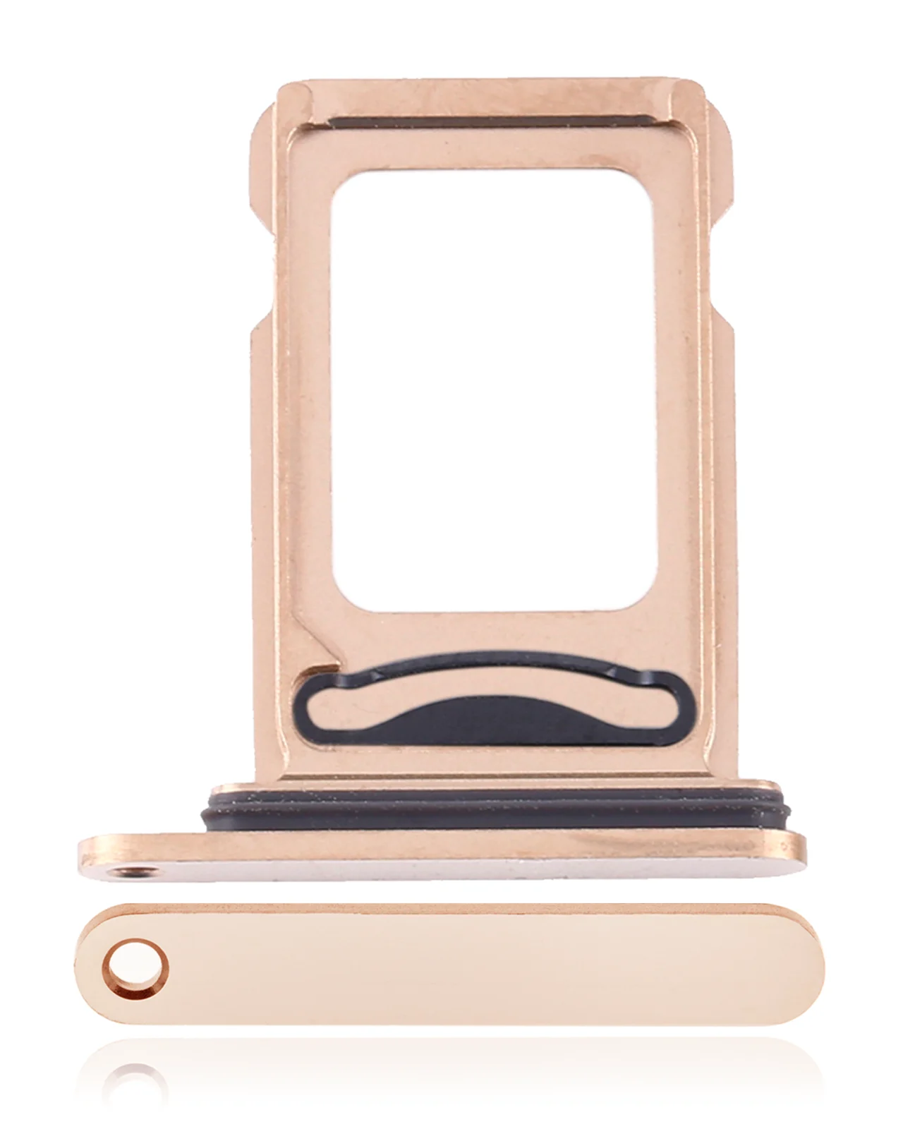 Dual Sim Card Tray For iPhone 12 Pro / 12 Pro Max (Gold) - Image 2