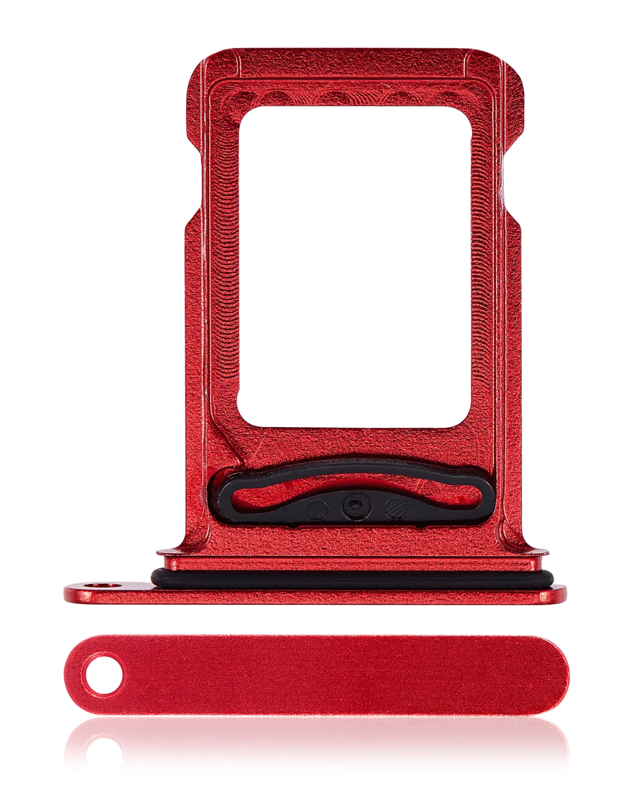 Dual Sim Card Tray For iPhone 14 / 14 Plus (Red) - Image 5