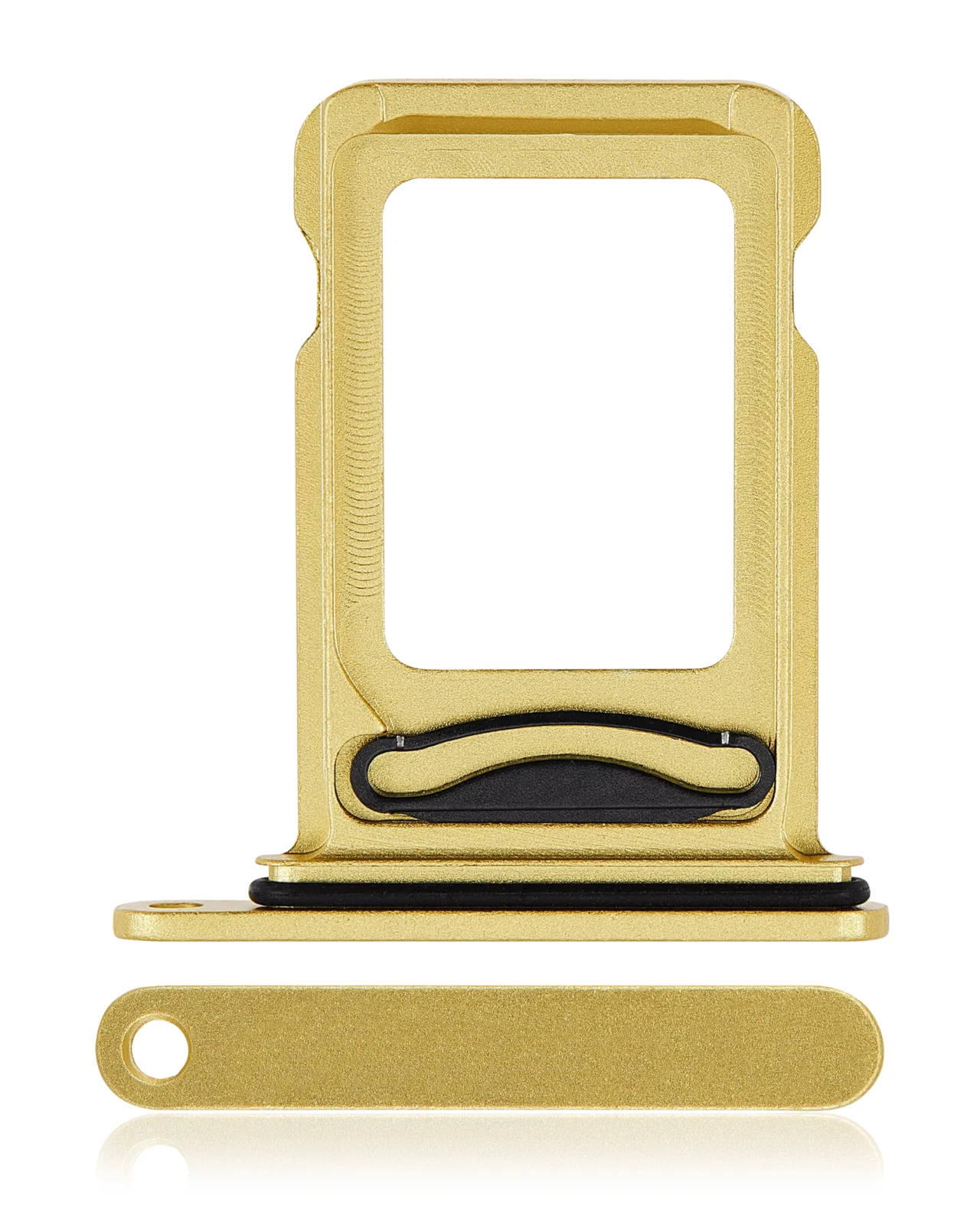 Dual Sim Card Tray For iPhone 14 / 14 Plus (Yellow) - Image 5