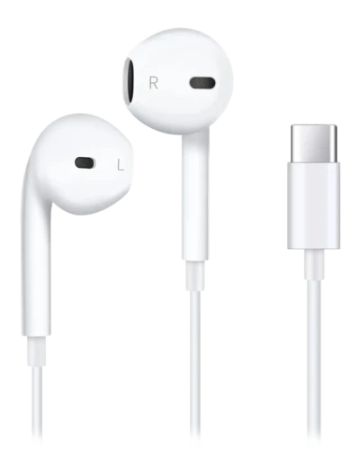 EarPods (Type-C Connector) For iPhone / iPad / iPod (OEM Grade New) (Bulk Packaging)