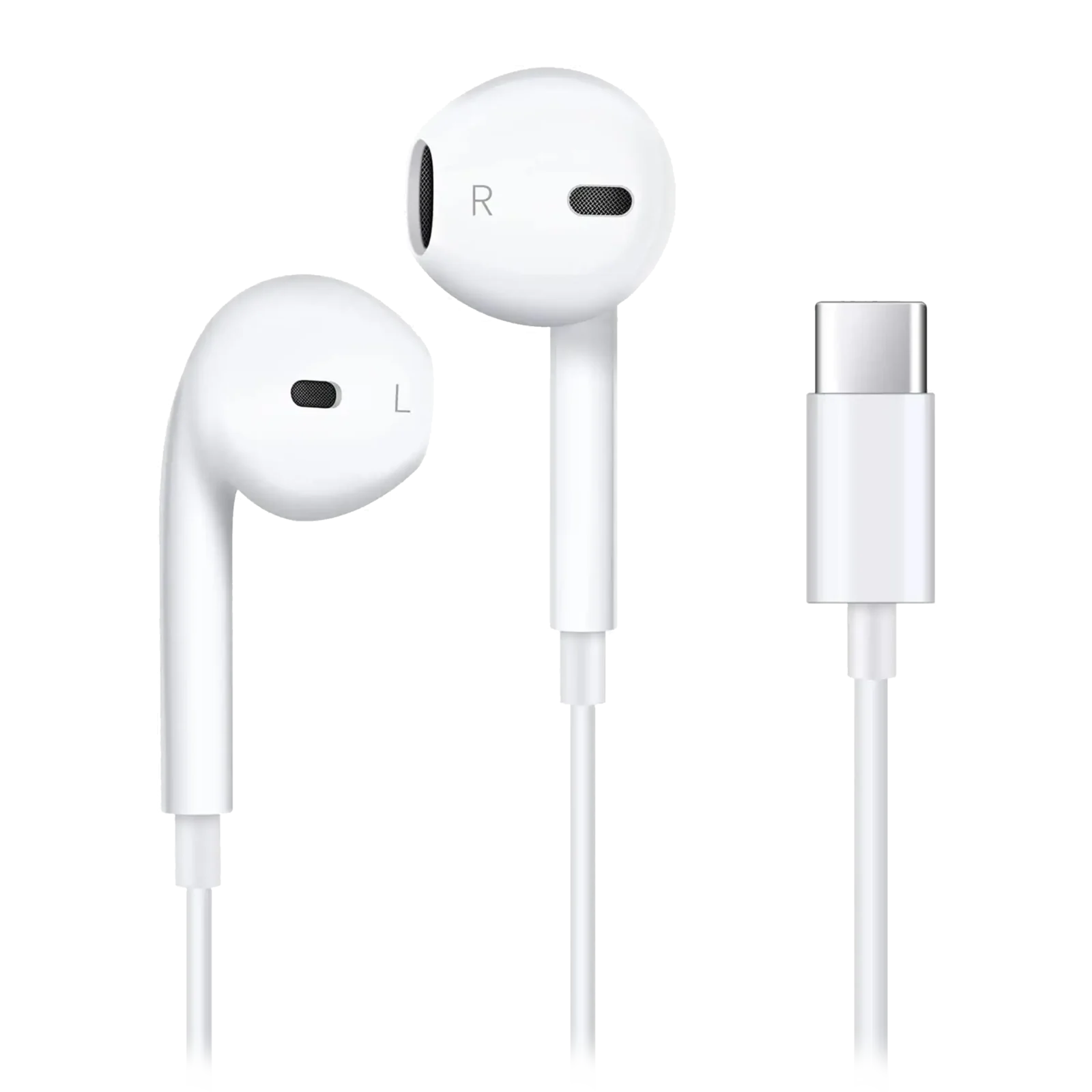 EarPods (Type-C Connector) For iPhone / iPad / iPod (OEM Grade New) (Bulk Packaging)