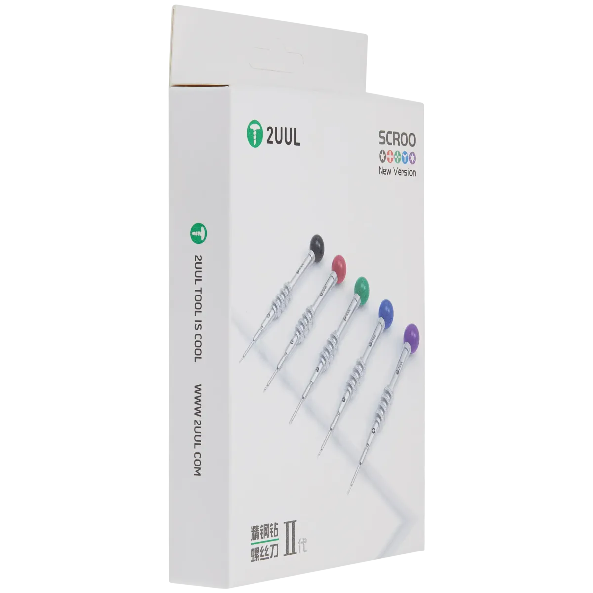 Everyday Scroo Screwdrivers Set 5 in 1 (2.5mm Convex Cross / Torx T2 / Tri-point / PH000 1.2mm / 0.8mm P2) (2UUL) - Image 3