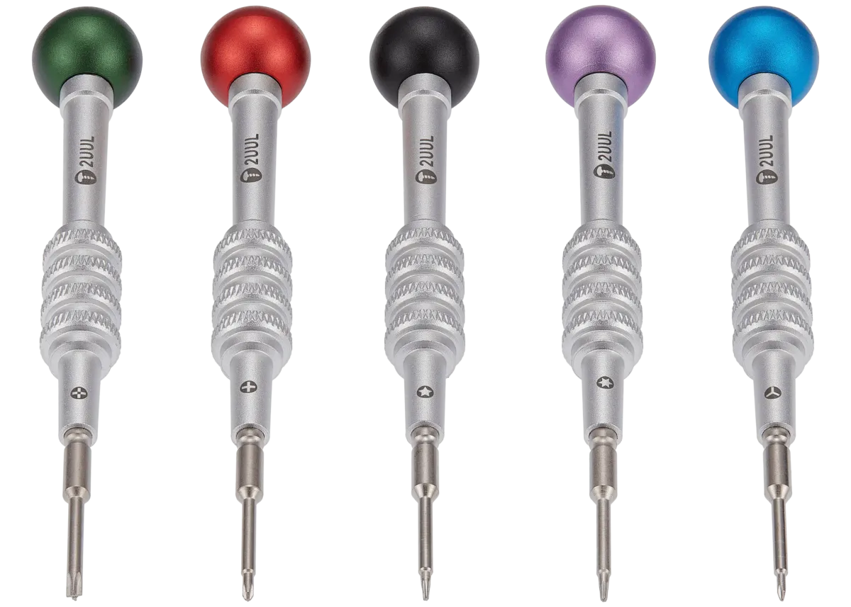 Everyday Scroo Screwdrivers Set 5 in 1 (2.5mm Convex Cross / Torx T2 / Tri-point / PH000 1.2mm / 0.8mm P2) (2UUL) - Image 2