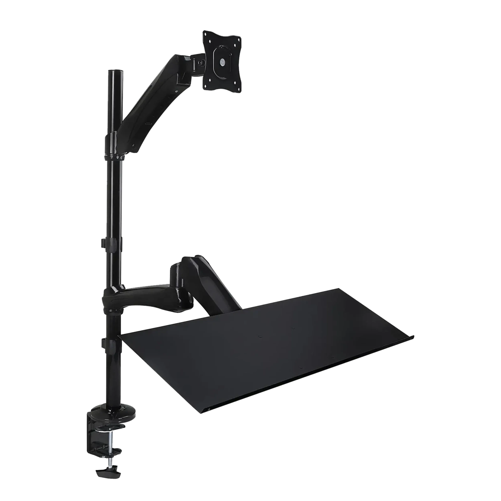 Height Adjustable Sit-Stand Desk Mount Workstation For Monitor And Keyboard MI-7921 (Mount-It)