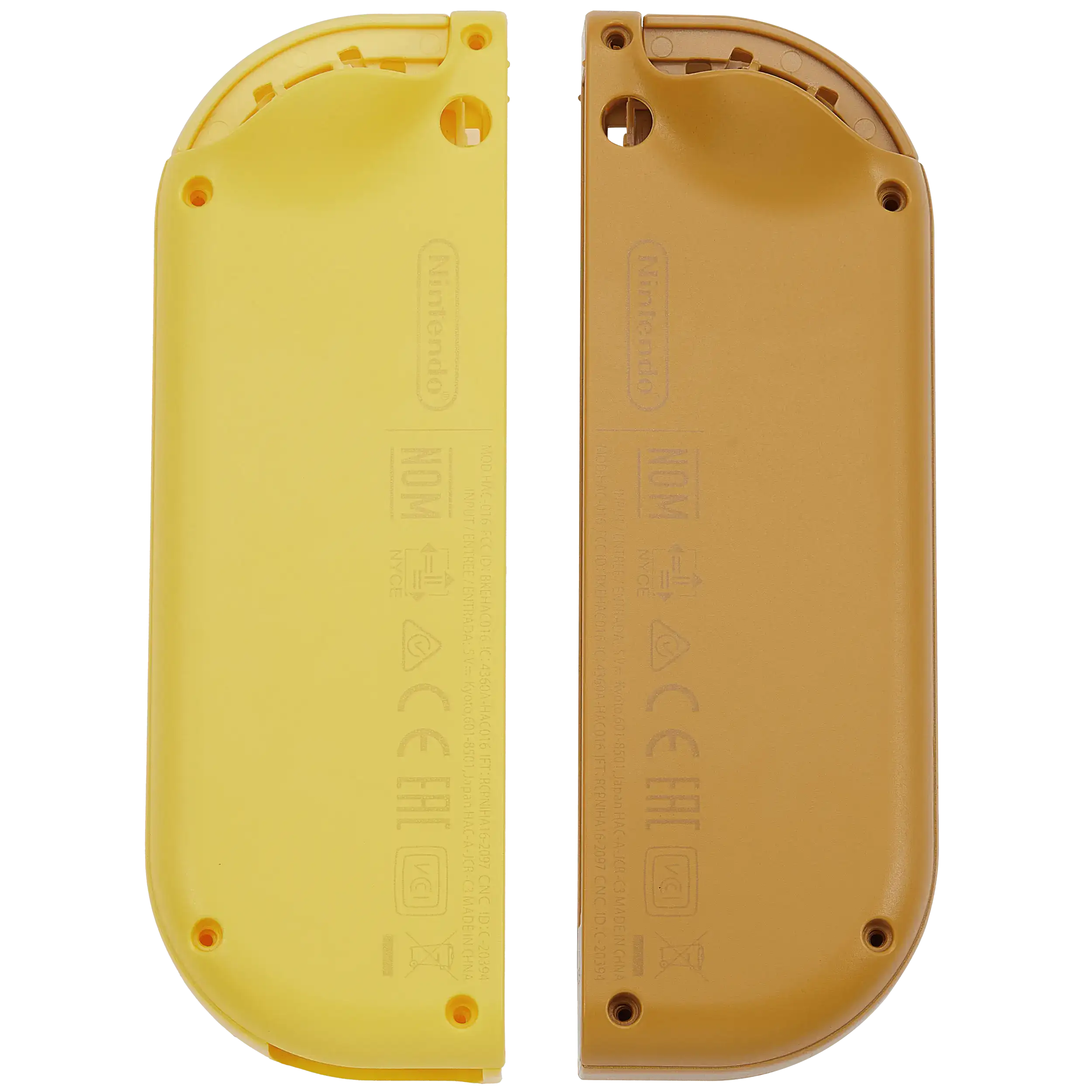 Housing Shell For Nintendo Switch Joy Con Controller (Brown / Yellow) - Image 3