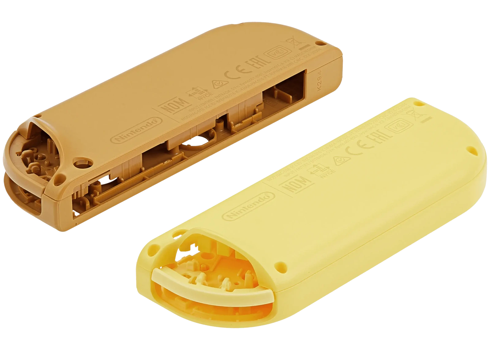 Housing Shell For Nintendo Switch Joy Con Controller (Brown / Yellow) - Image 5