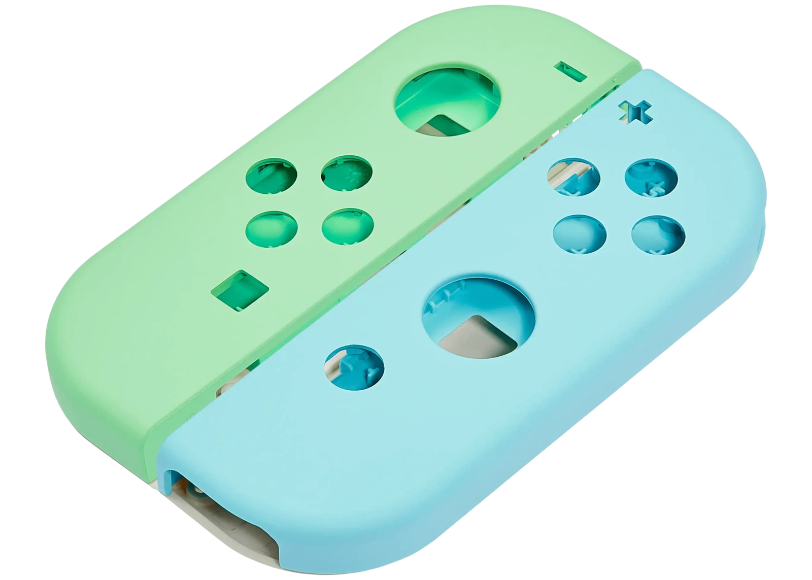 Housing Shell For Nintendo Switch Joy Con Controller (Green / Blue) - Image 4