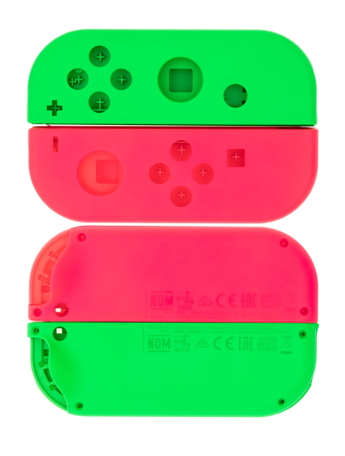 Housing Shell For Switch Joy Con Controller (Green / Pink)