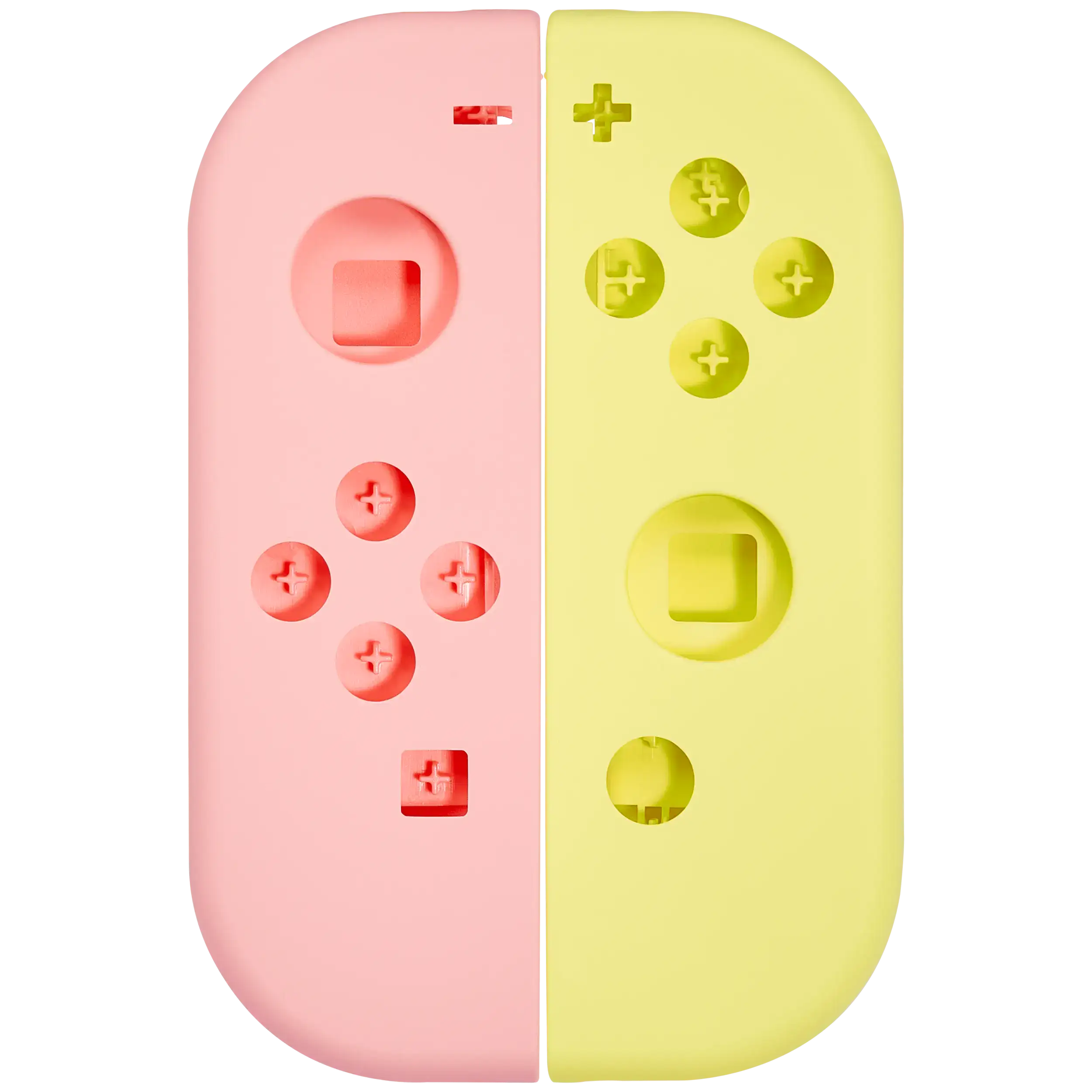 Housing Shell For Nintendo Switch Joy Con Controller (Pink / Yellow) - Image 2