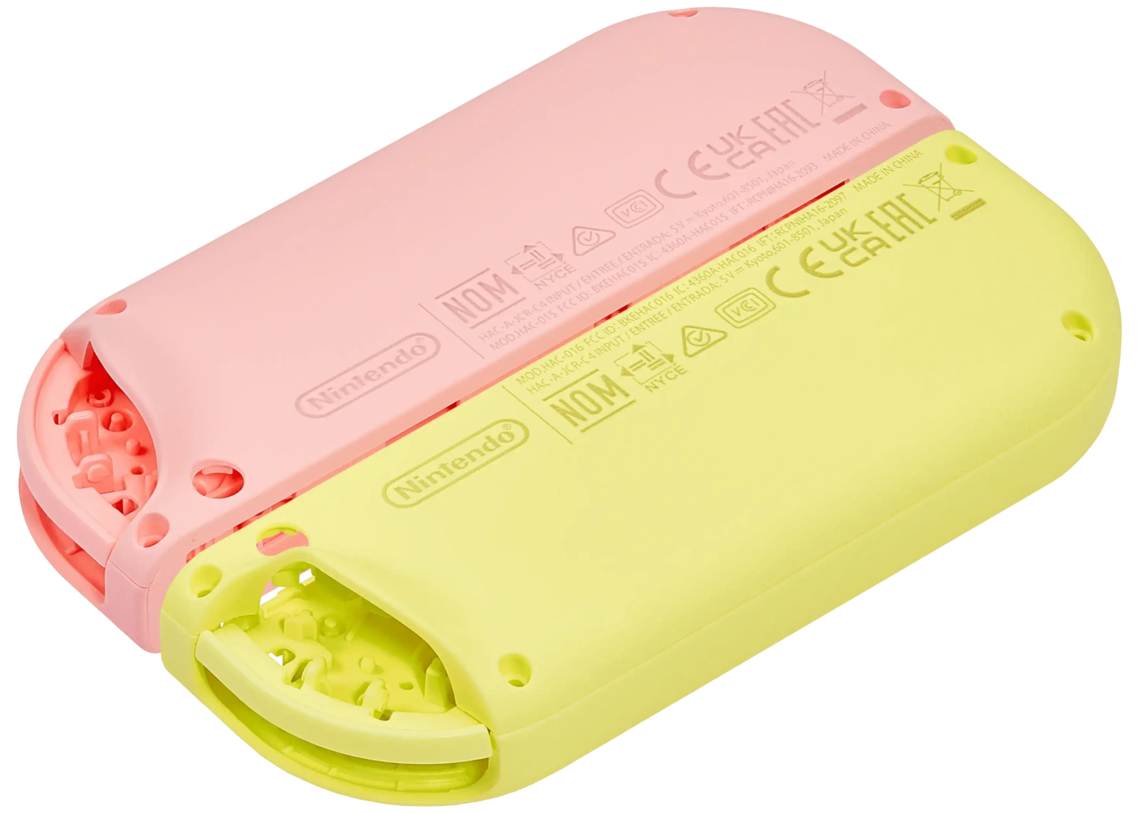 Housing Shell For Nintendo Switch Joy Con Controller (Pink / Yellow) - Image 5