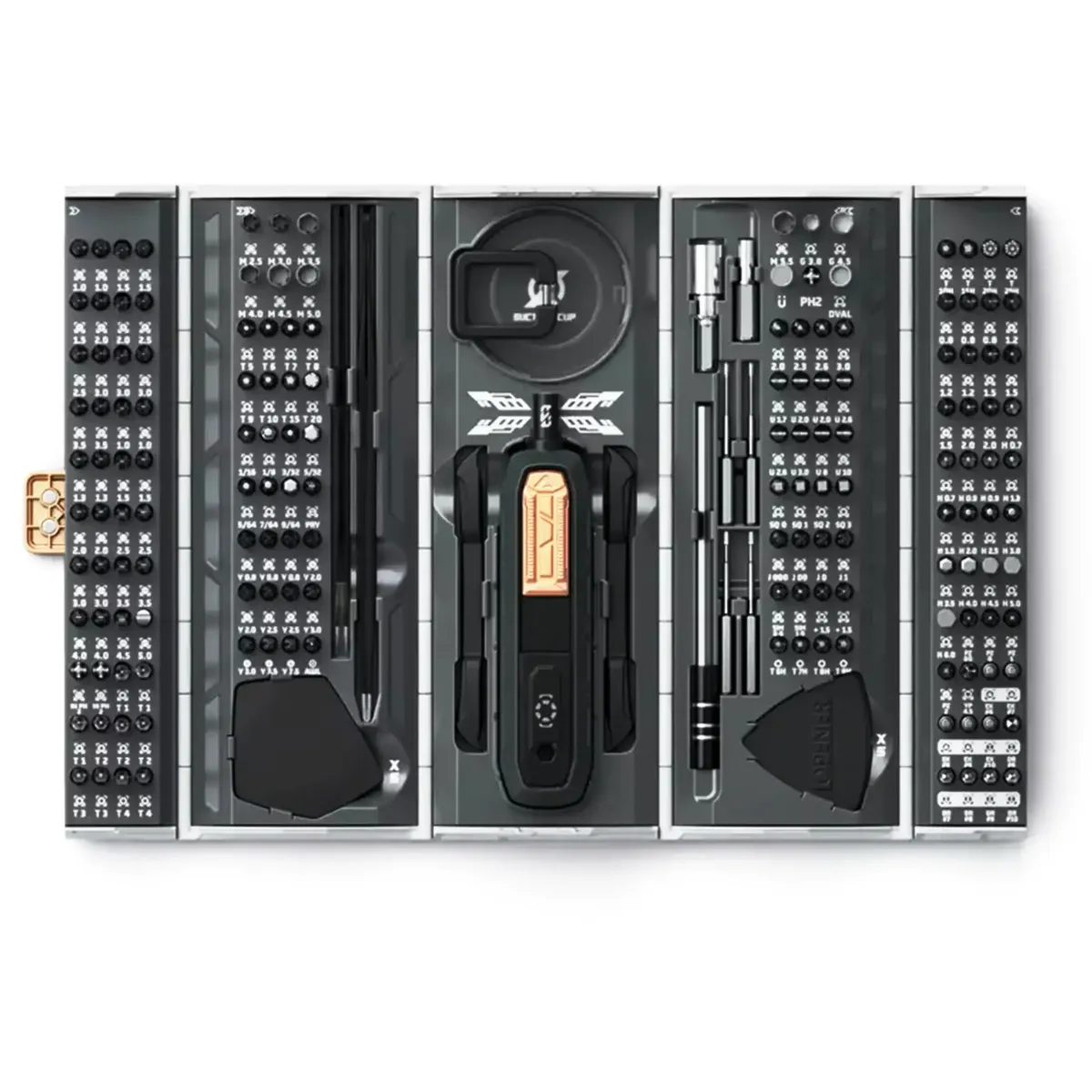 JM-8192 180-in-1 Precision Screwdriver Multi-Functional Toolkit (Jakemy) - Image 3