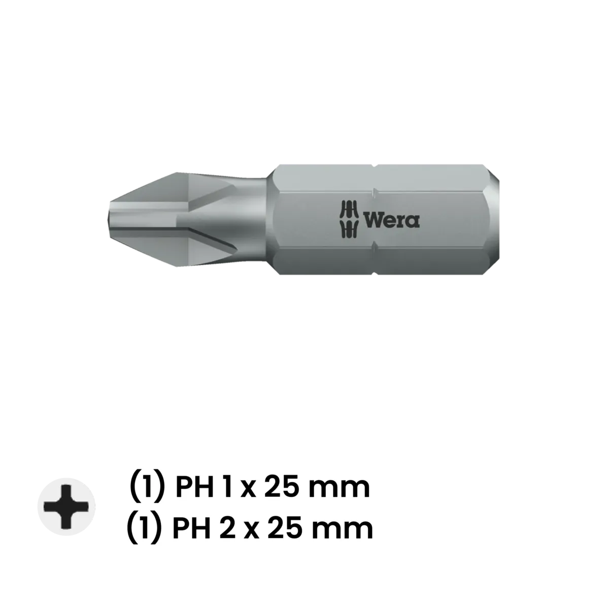 Kraftform Kompakt 26 Screwdriver and Bit Set With Pouch (7 Piece) (Wera) - Image 4