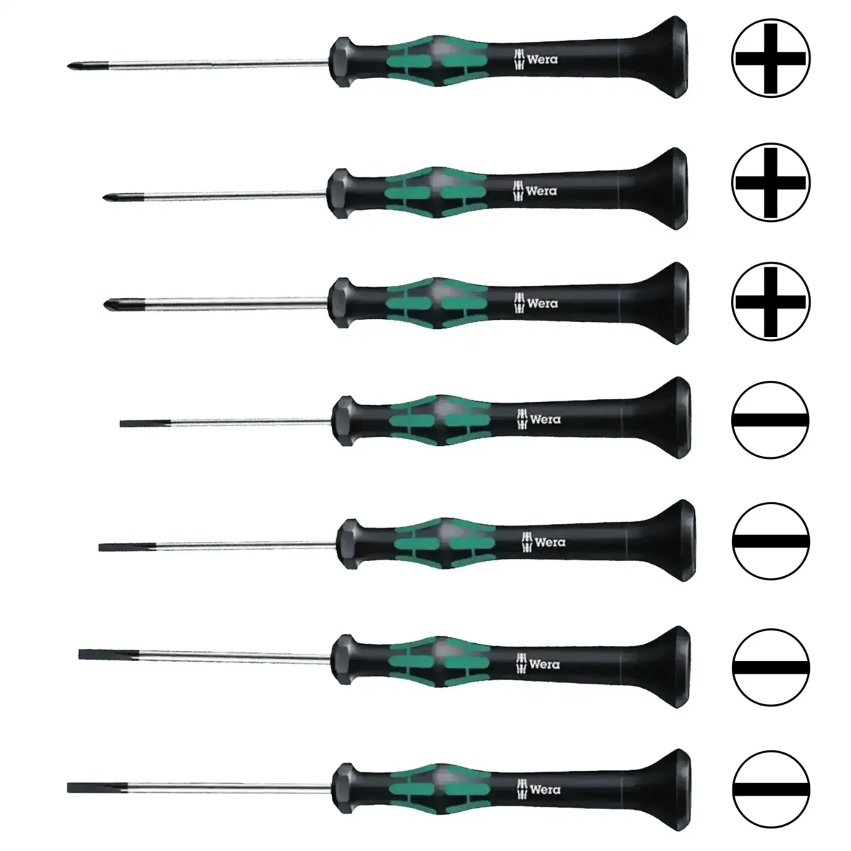 Kraftform Micro Precision Screwdriver Set (7 Piece) (2035 / 2050) (Wera)