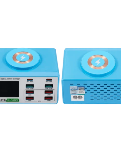 RL-309AW Wireless Digital Display 8-Port Charger 100W (Relife)