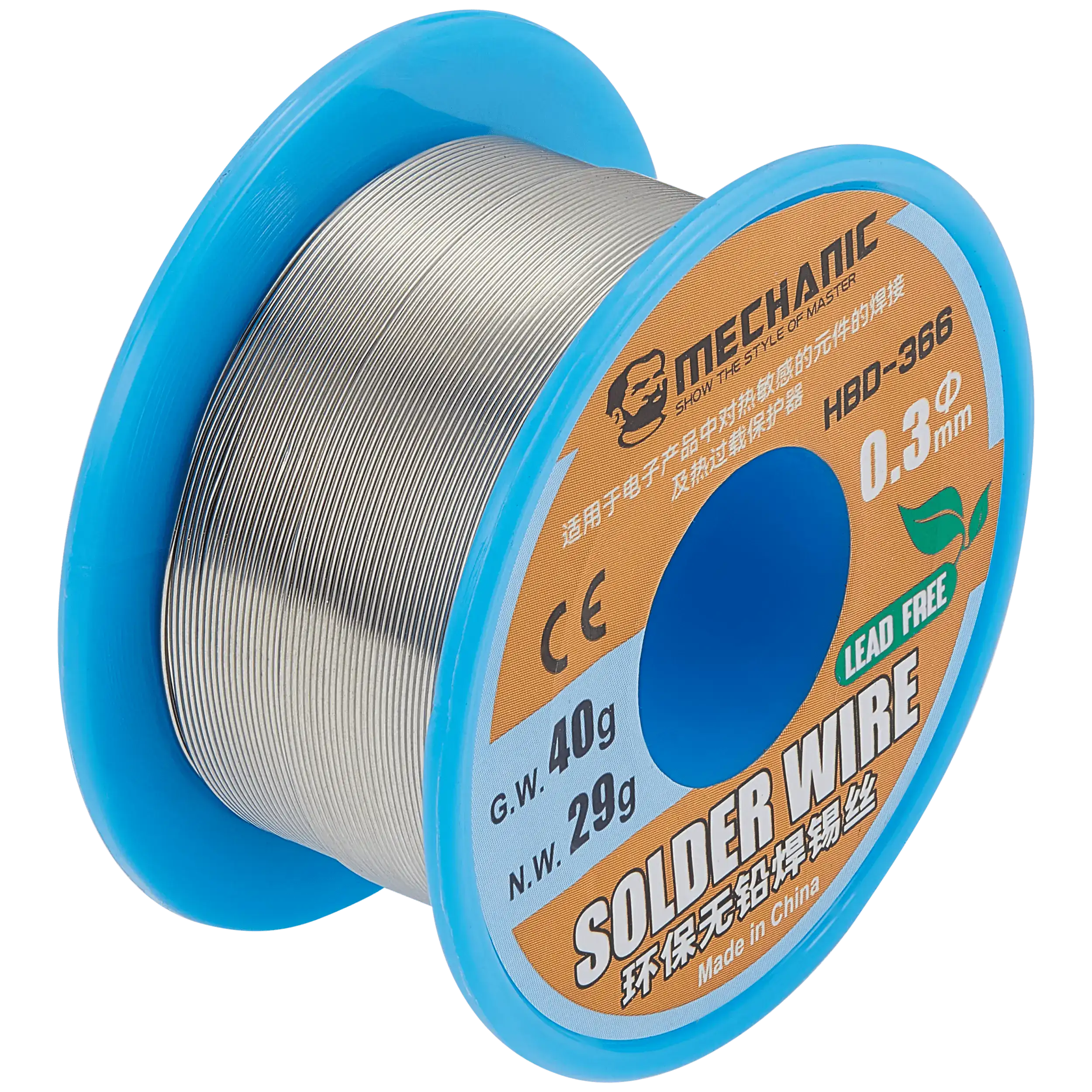 Rosin Core - Solder Wire (0.3MM) (Lead Free) (Mechanic) - Image 2