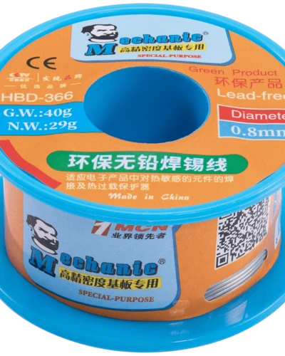 Rosin Core - Solder Wire 0.8MM (Lead Free) (Mechanic)