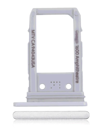 Sim Card Tray For Google Pixel 3a (Clearly White)
