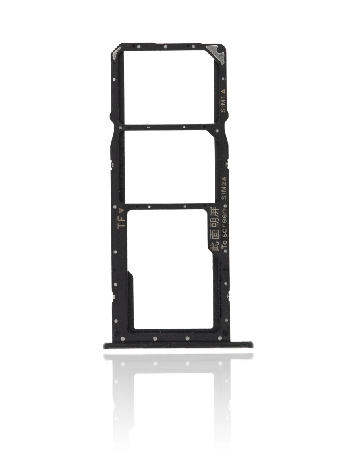Sim Card Tray For Huawei Honor 8X (Black) - Image 2