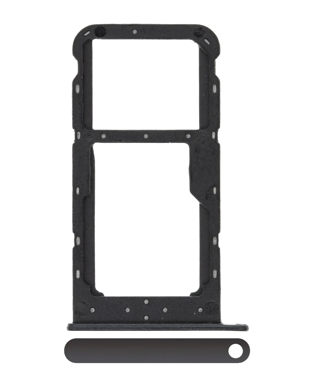 Sim Card Tray For Huawei Honor 9N (Midnight Black) - Image 4