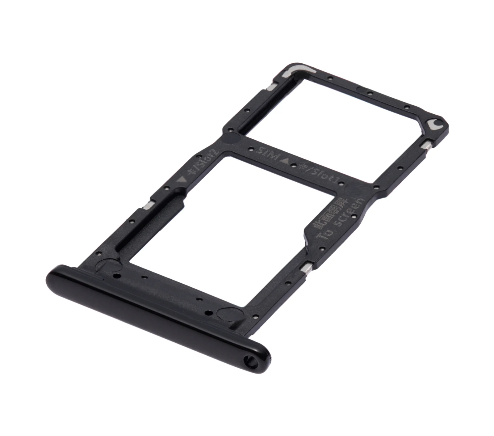 Sim Card Tray For Huawei P Smart / P Smart Plus 2019 (Midnight Black) - Image 3