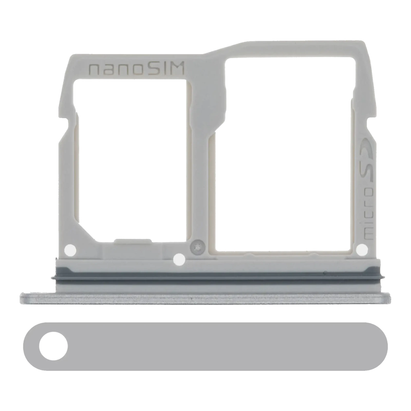 Sim Card Tray For LG Stylo 5 (Silvery White)