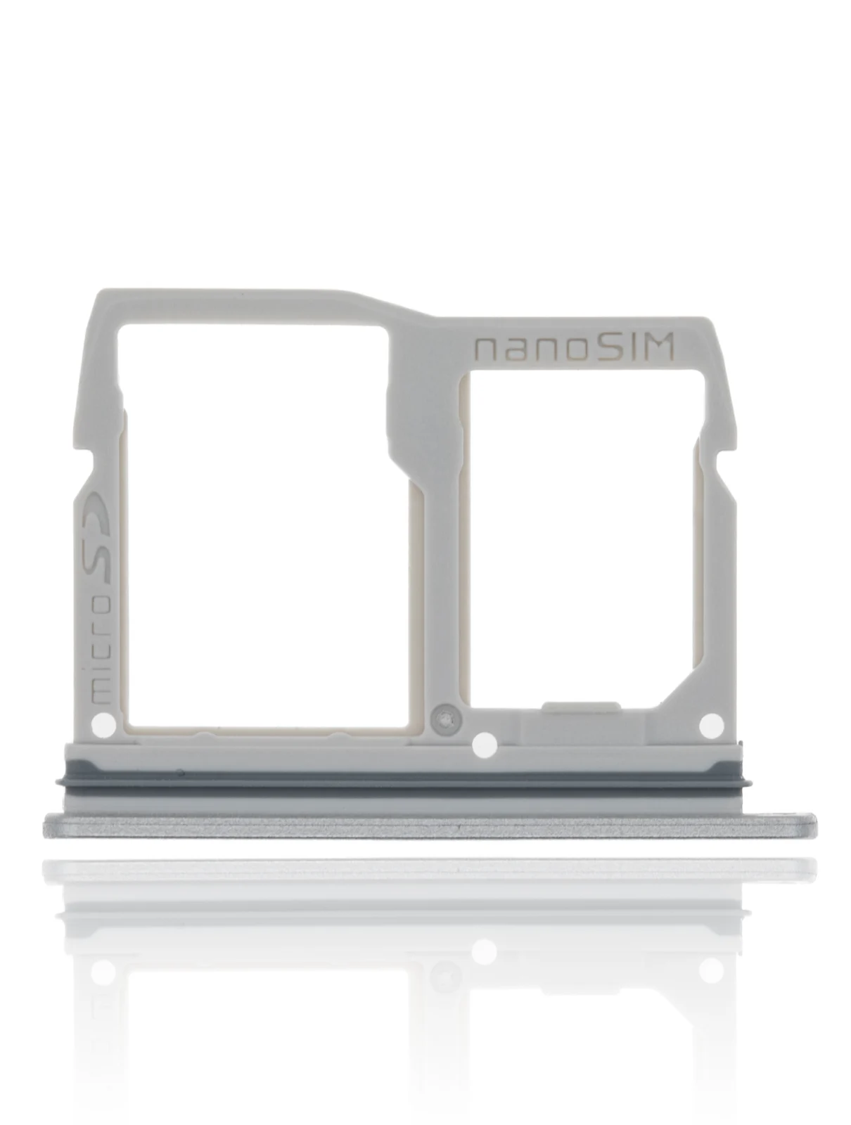 Sim Card Tray For LG Stylo 5 (Silvery White) - Image 4