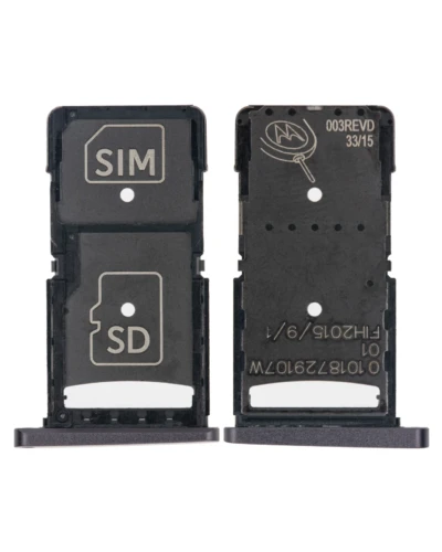 Sim Card Tray For Motorola Droid Turbo 2 (XT1585 / XT1580 / XT1581 / 2015) (Black)