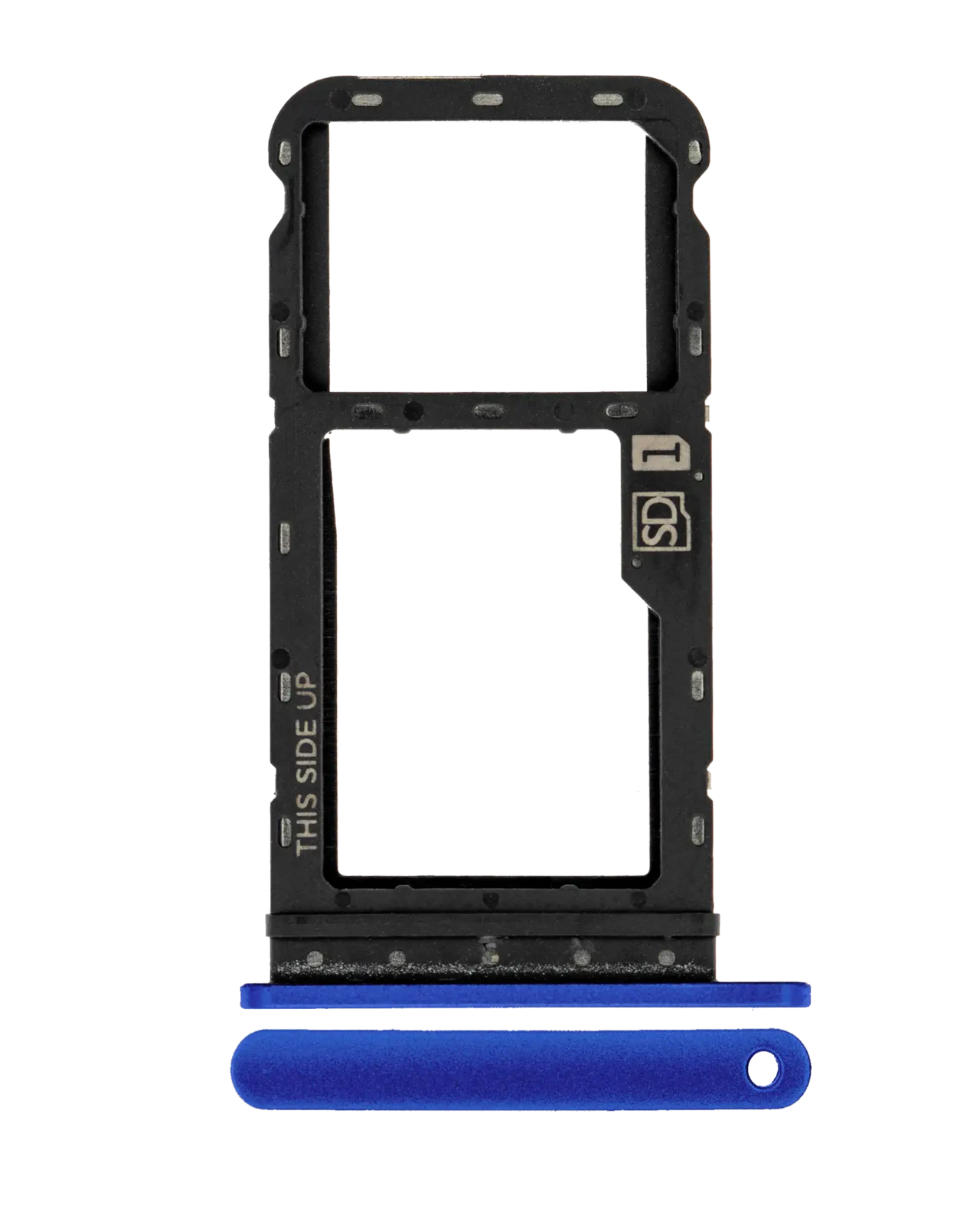 Sim Card Tray For Motorola Moto G Power (XT2117 / 2021) (Genuine OEM) (Glowing Blue)