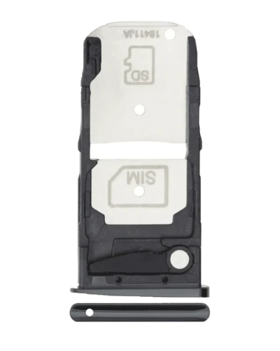 Sim Card Tray For Motorola Moto Z3 Play (XT1929 / 2018) (Genuine OEM) (Black)