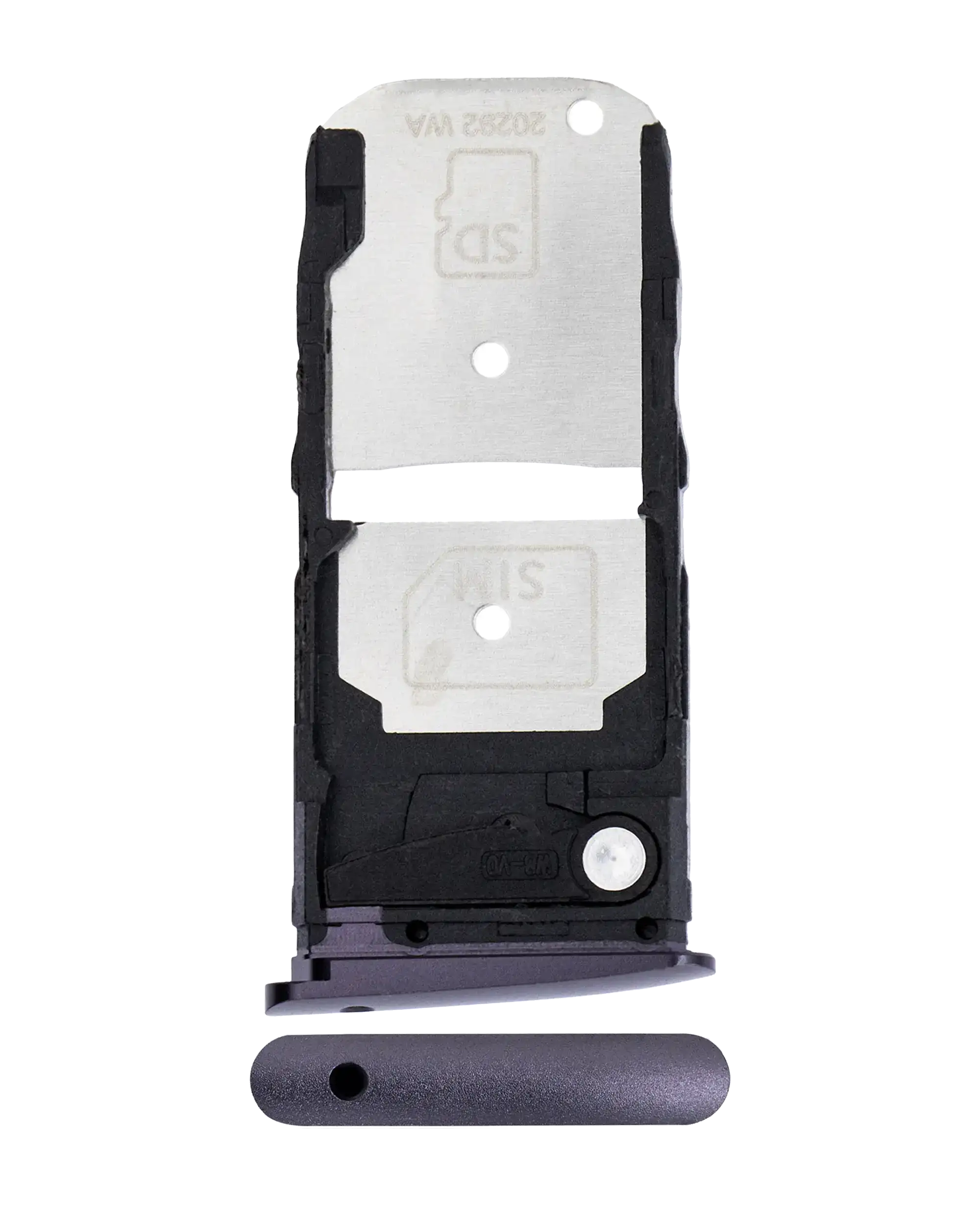 Sim Card Tray For Motorola Moto Z4 Play (2019) (Black) - Image 5