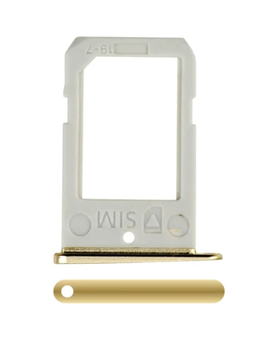 Sim Card Tray For Samsung Galaxy S6 Edge (Gold)