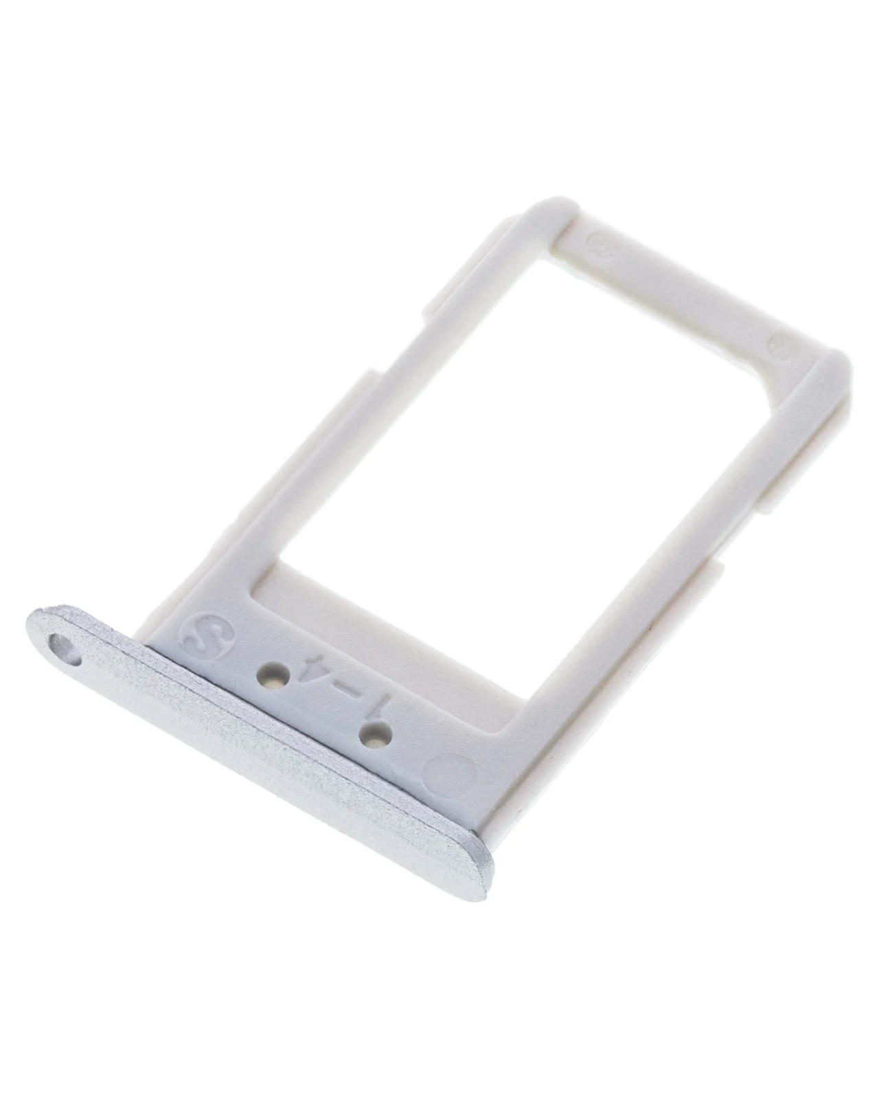 Sim Card Tray For Samsung Galaxy S6 Edge Plus (White Pearl / Silver) - Image 3