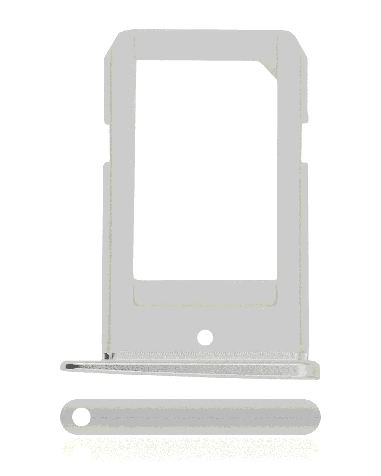Sim Card Tray For Samsung Galaxy S6 Edge (Silver) - Image 4