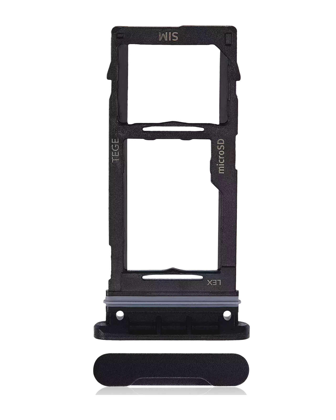 Sim Card Tray For Samsung Galaxy Tab Active 3 8.0" (T575 / T577) (2020) (Black) - Image 5