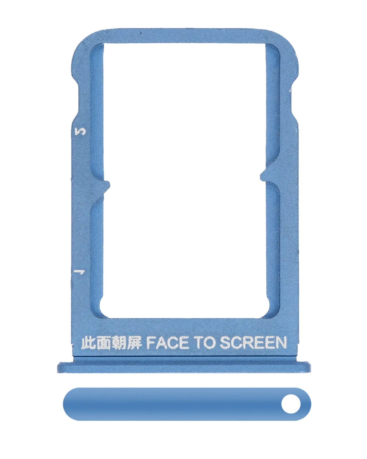 Sim Card Tray For Xiaomi Mi 9 (Ocean Blue) - Image 4