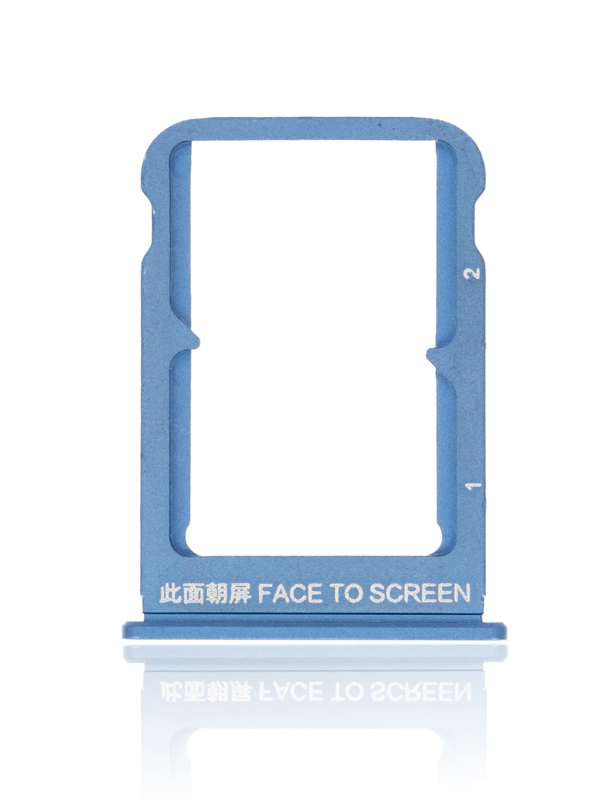 Sim Card Tray For Xiaomi Mi 9 (Ocean Blue) - Image 3