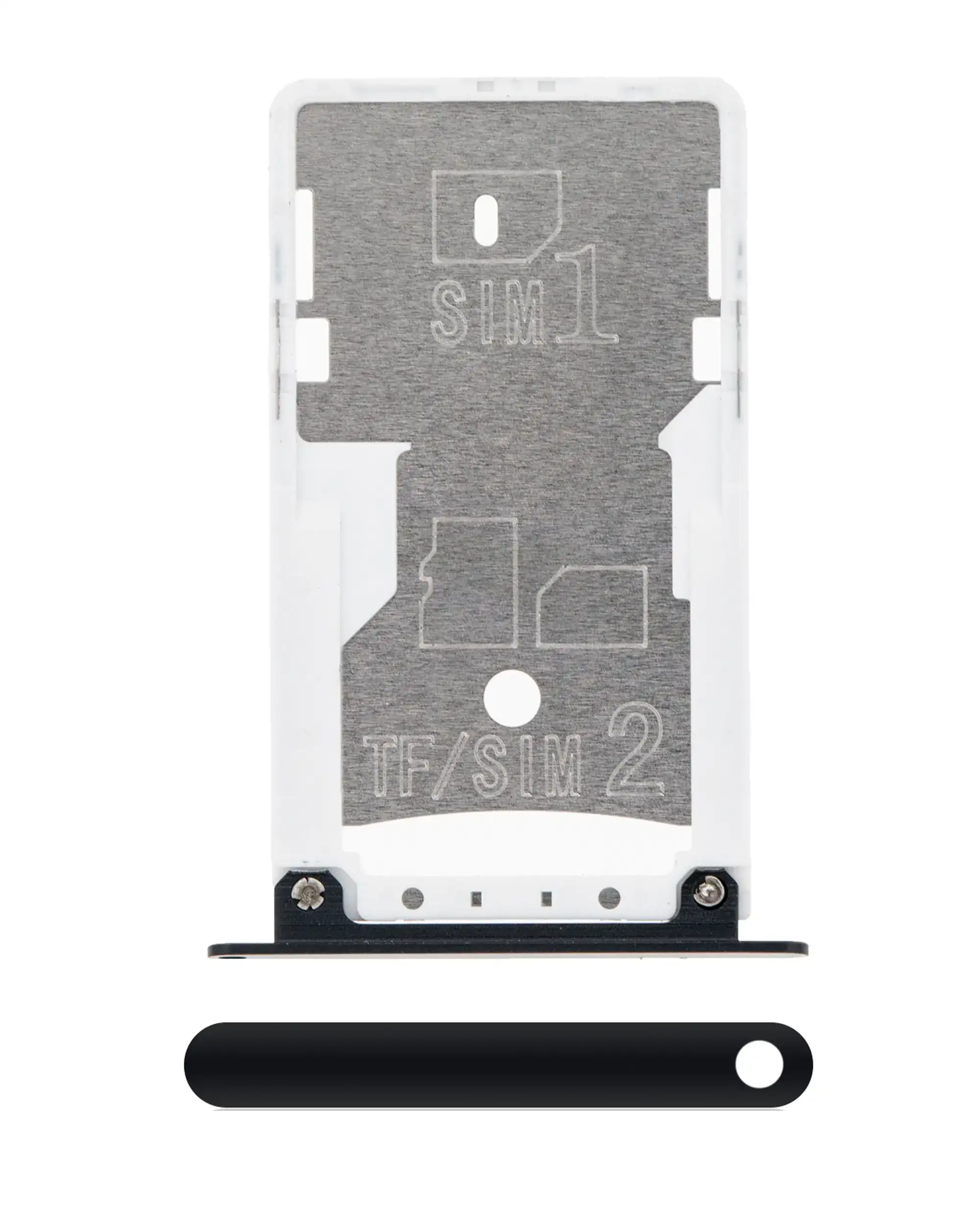 Sim Card Tray For Xiaomi Redmi Note 4X (Matte Black) - Image 4