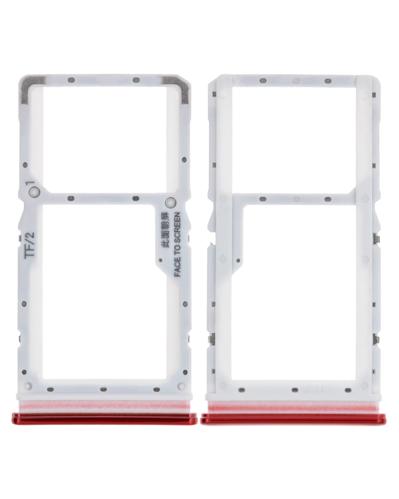 Sim Card Tray For Xiaomi Redmi Note 8 Pro (Red)