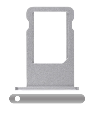 Sim Card Tray For iPhone 6 Plus (Service Pack) (Silver)
