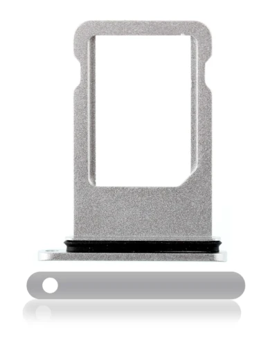 Sim Card Tray For iPhone 8 (Service Pack) (Silver)