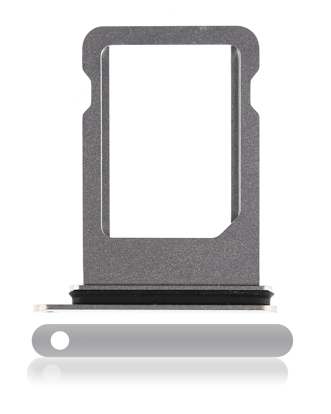 Sim Card Tray For iPhone X (Service Pack) (Silver)