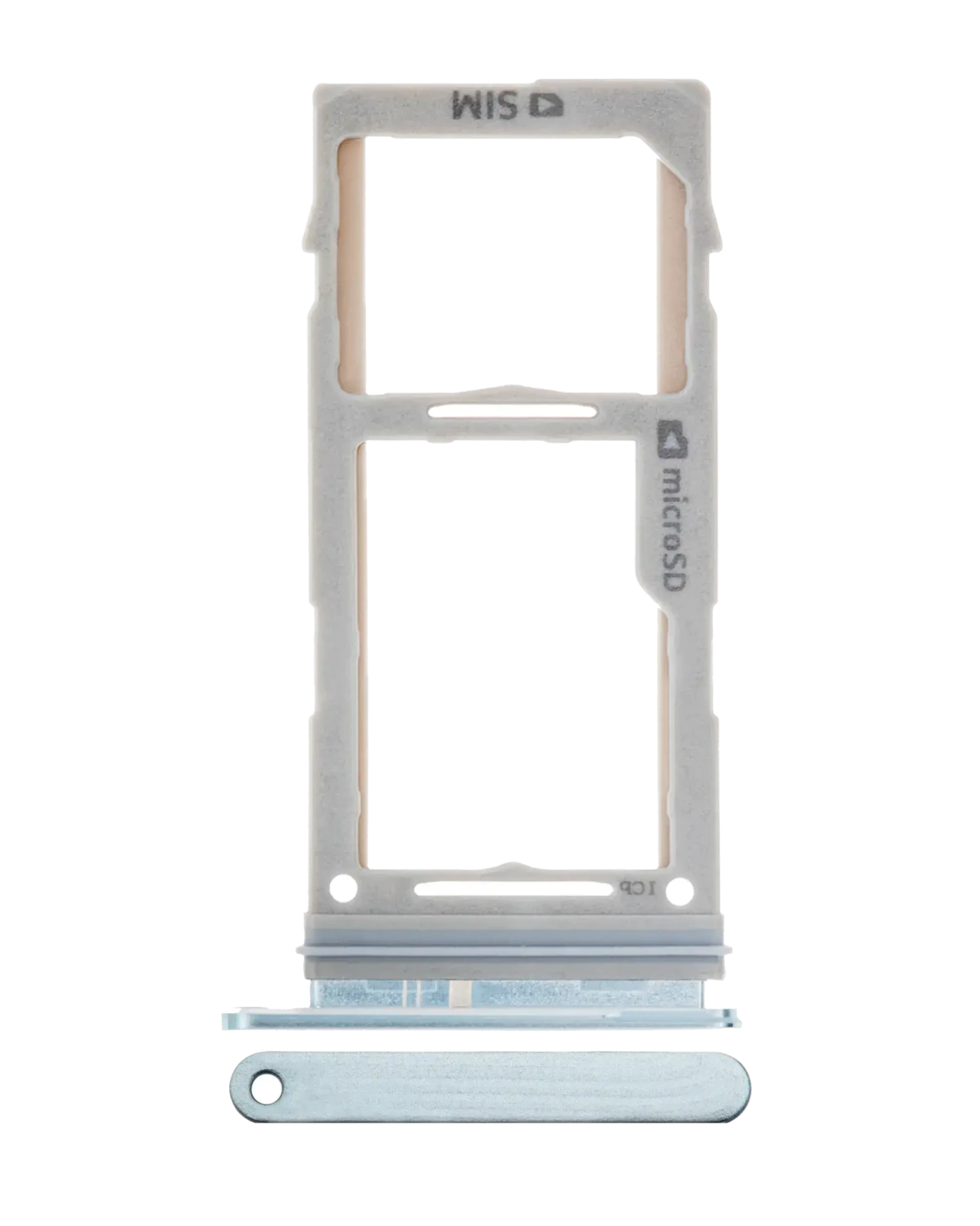 Single Sim Card Tray For Samsung Galaxy S10 / S10 Plus / S10E (Prism Blue) - Image 2