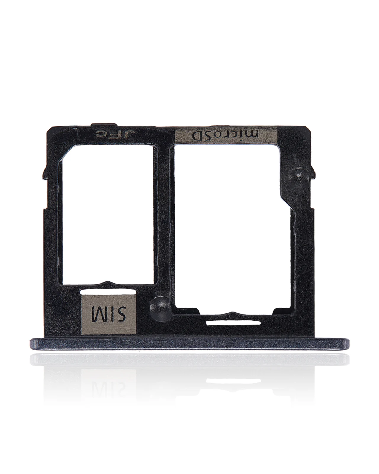 Single Sim Card Tray For Samsung Galaxy Tab A 10.1" (T515 / T517) (Black) - Image 2