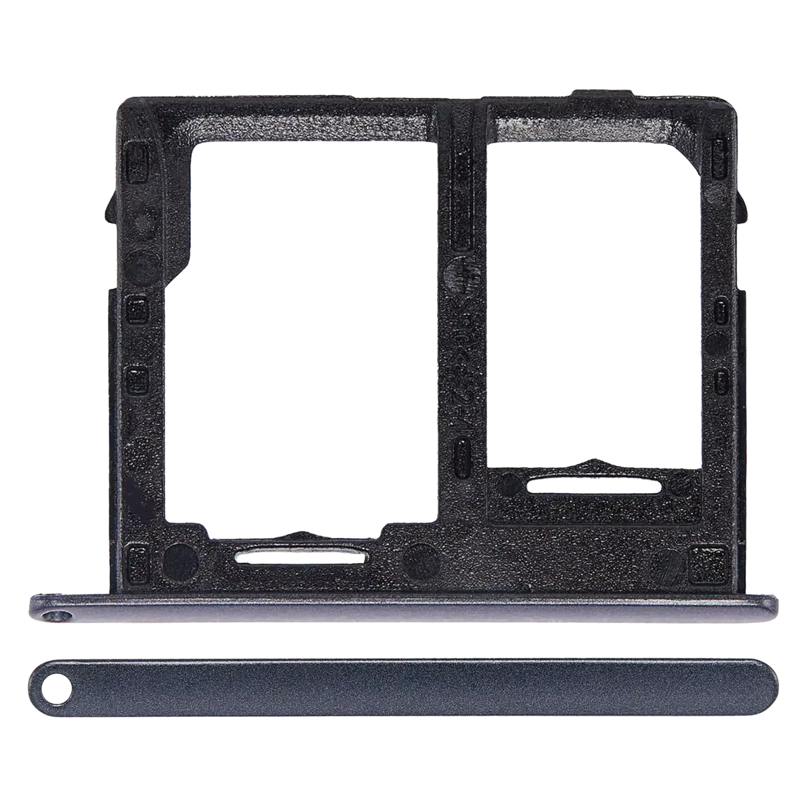 Single Sim Card Tray For Samsung Galaxy Tab A 10.1" (T515 / T517) (Black) - Image 5