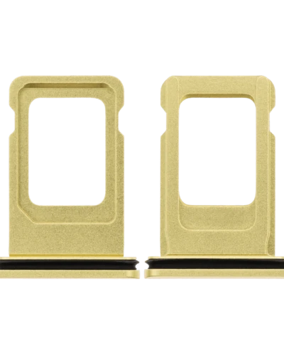 Single Sim Card Tray For iPhone 11 (Yellow)